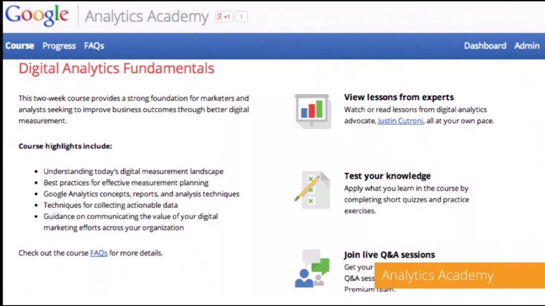 Google Analytics Academy