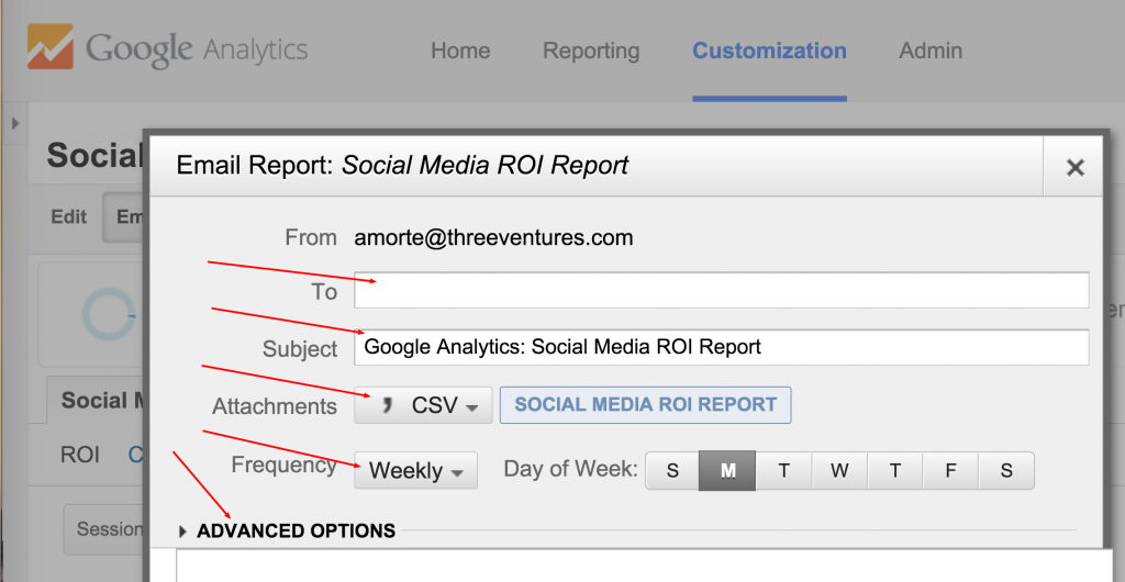 Automate Social Media ROI Google Analytics Before