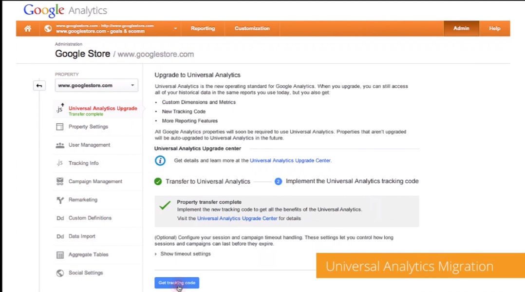 Google Analytics Upgrade Tool Product Announcement